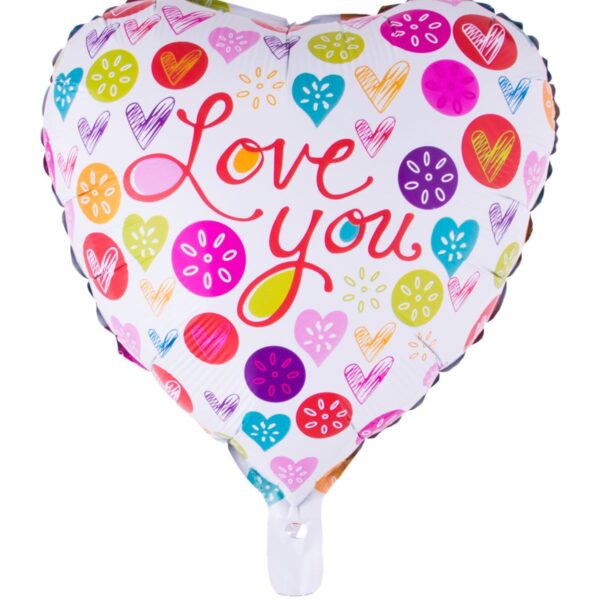 Palloncino in Mylar a Cuore I Love You