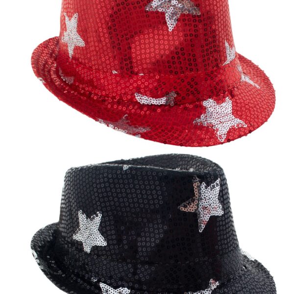 Cappello con Paillettes e Stelle Colori Assortiti