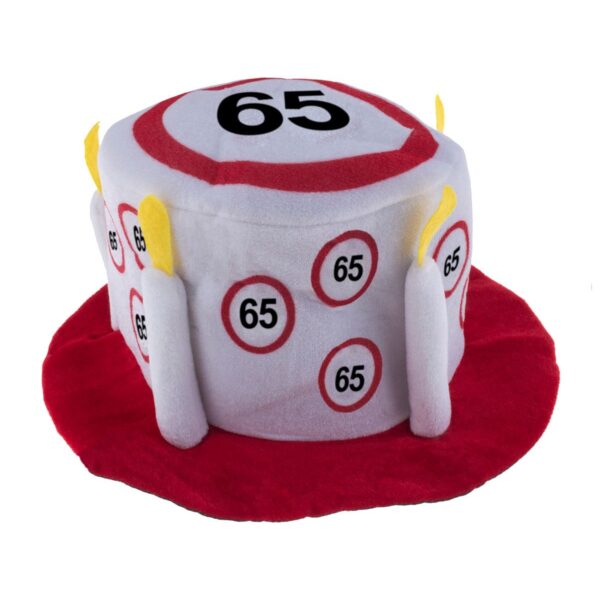 Cappello Compleanno con Numero 65