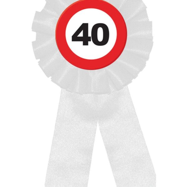 Coccarda con Numero Limite 40
