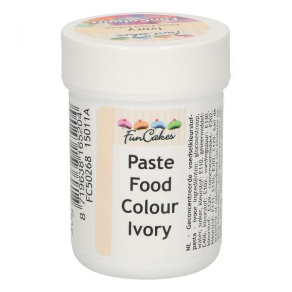 Funcakes Pasta Colorante Alimentare Avorio - 30 Gr.