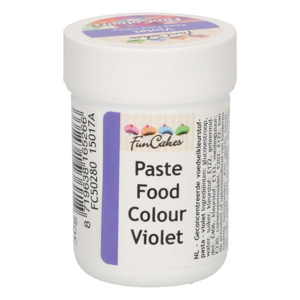 Funcakes Pasta Colorante Alimentare Viola - 30 Gr.