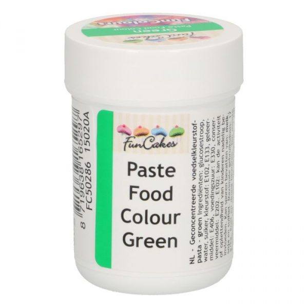 Funcakes Pasta Colorante Alimentare Verde - 30 Gr.