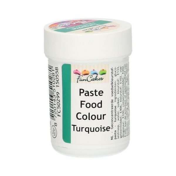 Funcakes Pasta Colorante Alimentare Azzurro Turchese - 30 Gr.