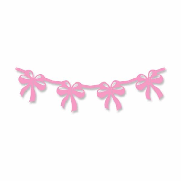 Festone Fiocco Rosa