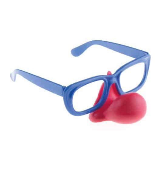 Occhiali da Clown con Naso