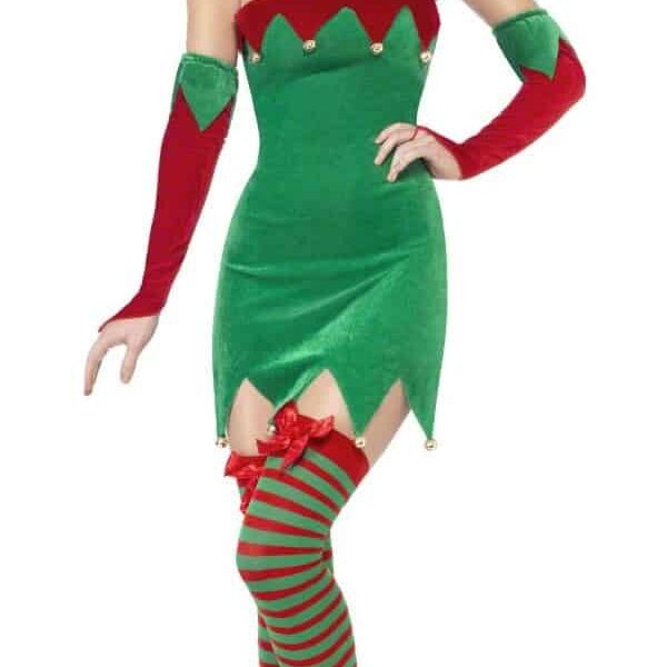 Costume da Elfa Natalizia