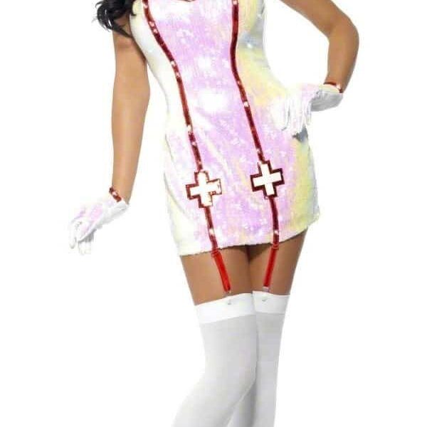 Costume da Infermiera Sexy Con Led