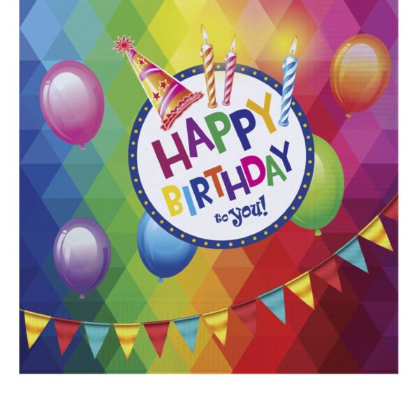 Tovaglioli Happy Birthday