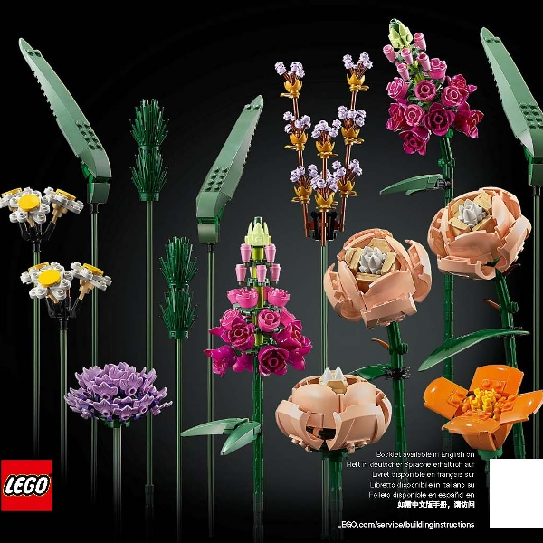 Lego Creator BOTANICAL COLLECTION - Mazzo di Fiori
