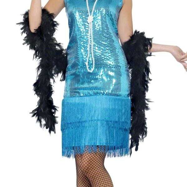 Costume da Charleston Azzurro