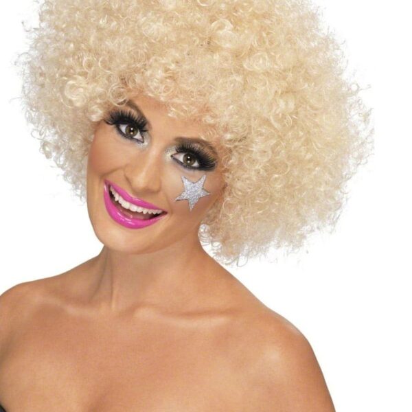 Parrucca Funky Afro Bionda
