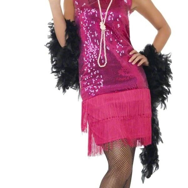 Costume da Charleston Rosa