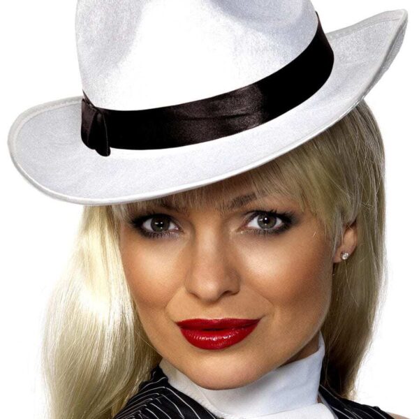 Cappello da Gangster bianco