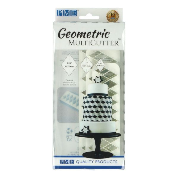 PME Tagliapasta Geometrico Diamante Set 3