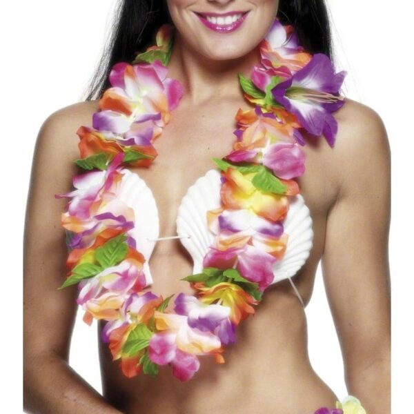 Collana Hawaiana Multicolore Larga