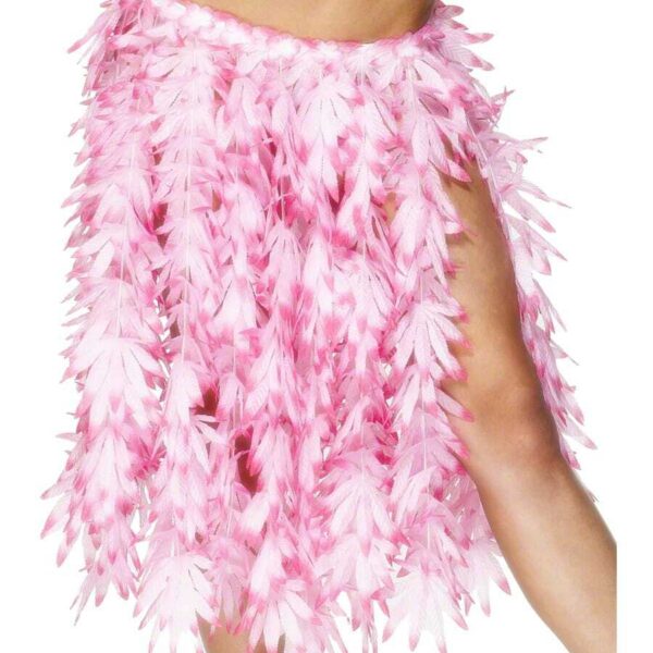 Gonna Hawaiana in fiori Rosa