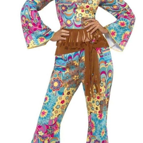 Costume floreale da Donna Hippie