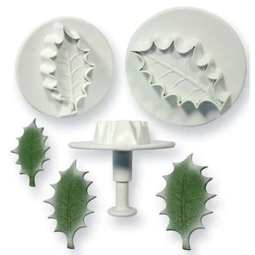 PME Stampo Espulsione Agrifoglio Grande Set 3
