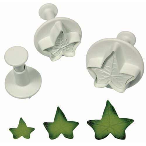 PME Tagliapasta Espulsione Foglia Edera Set 3
