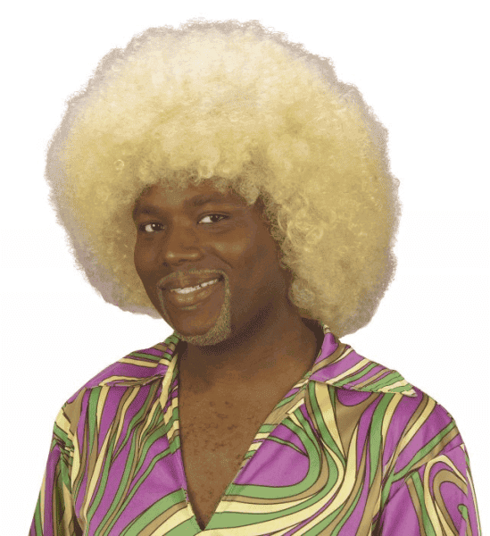 Parrucca Maxi Afro Bionda