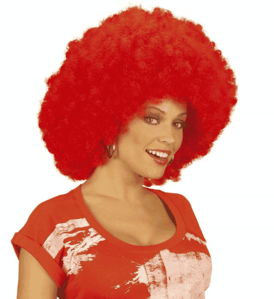 Parrucca Maxi Afro Rossa