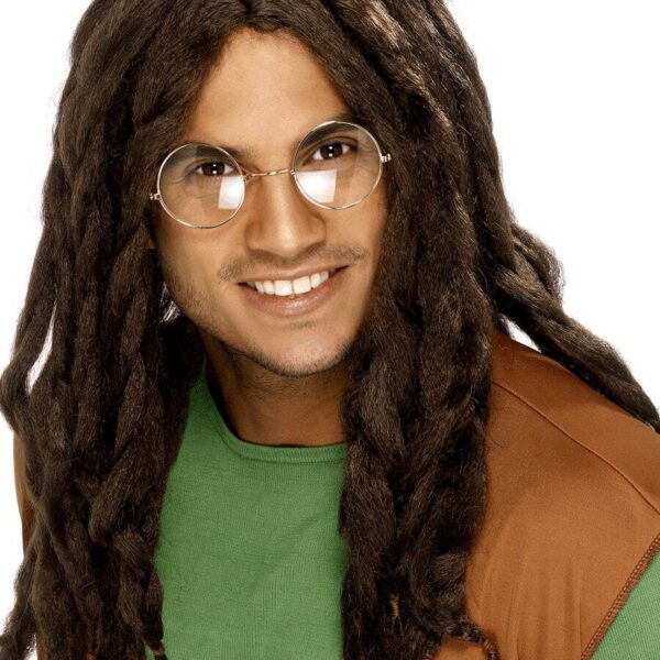 Parrucca Castana Rasta Con Dred
