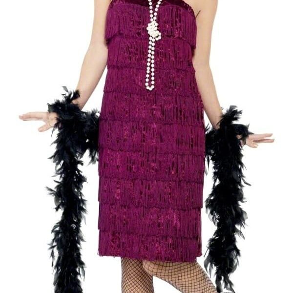 Costume da Charleston Rosso