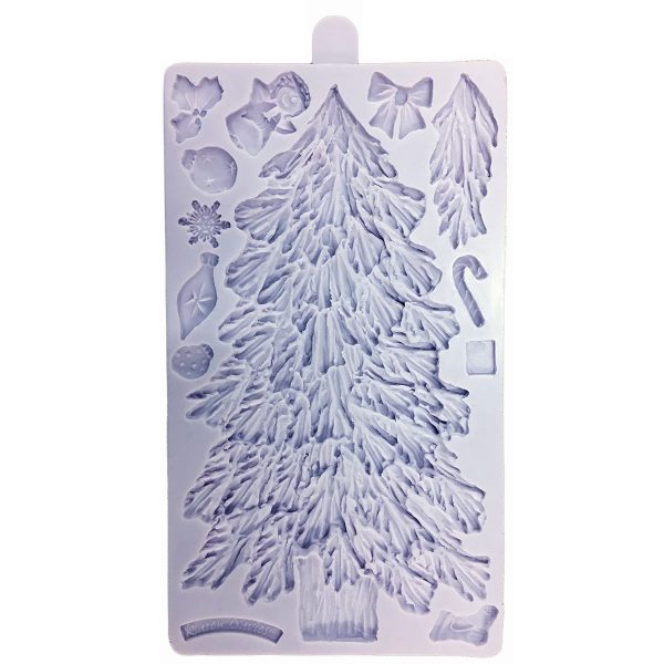 Karen Davies Stampo in Silicone Albero di Natale