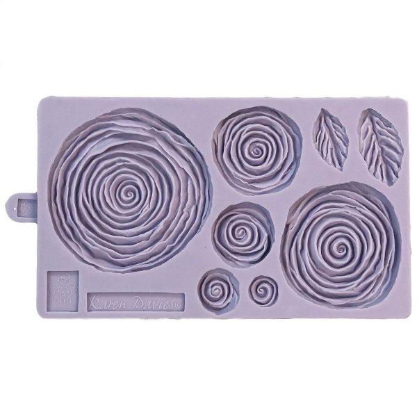 Karen Davies Stampo in Silicone Rose Arruffate