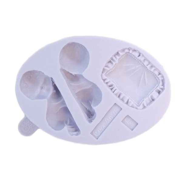 Karen Davies Stampo in Silicone Bambino che Dorme e Cuscino