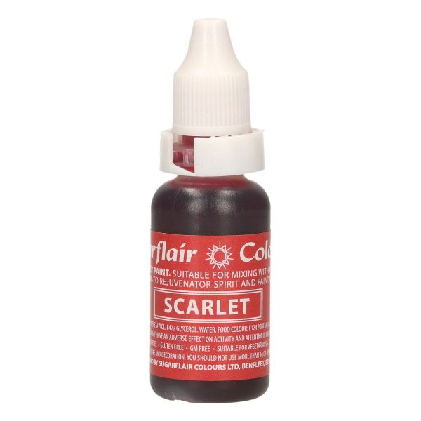 Sugarflair Colorante Liquido Rosso Scarlatto 14 Ml