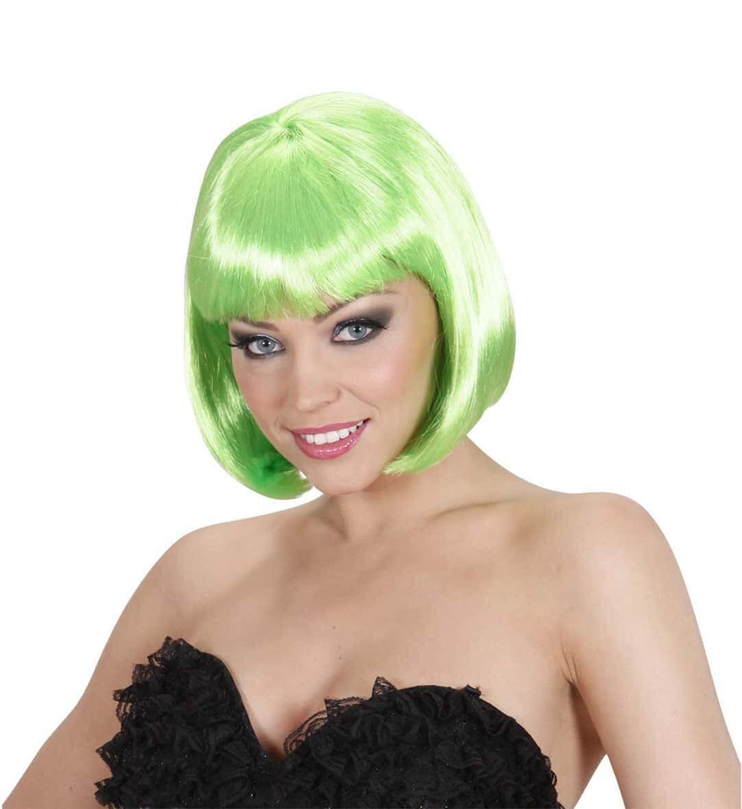 Parrucca da Pin Up a Caschetto Verde