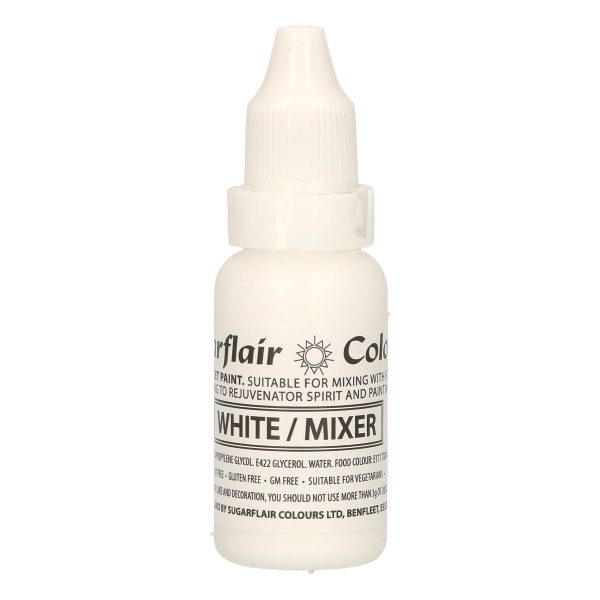 Sugarflair Colorante Liquido Bianco 14 Ml