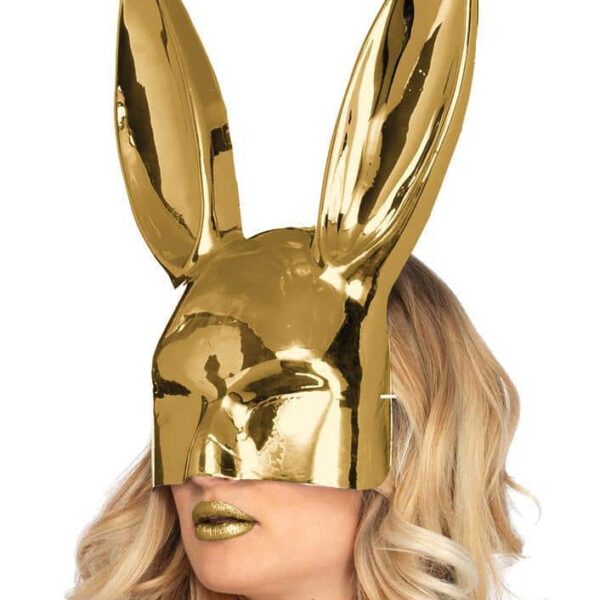 Maschera Oro da Coniglio in Plastica