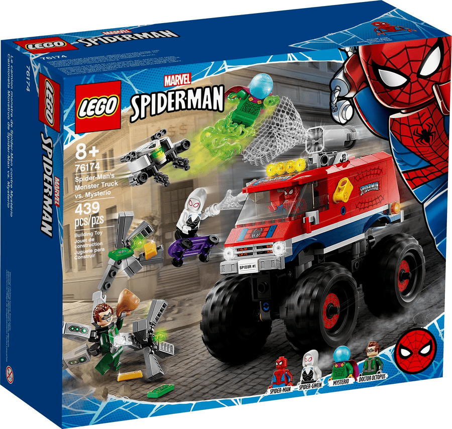 Lego Marvel Superheroes Monster Truck di Spider Man Vs. Mysterio