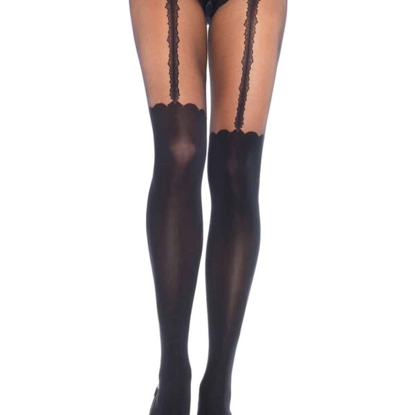 Reggicalze Nere con Pizzo
