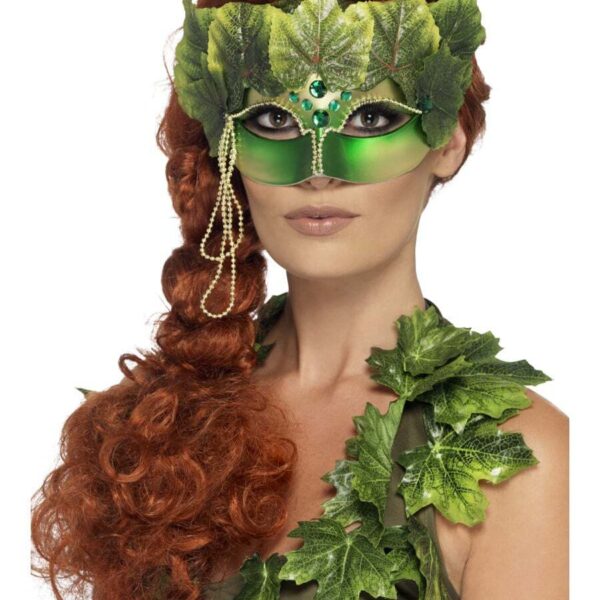 Maschera Verde da Fata Ninfa dei Boschi