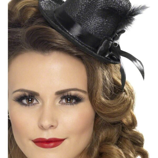 Mini Cappello a cilindro Nero