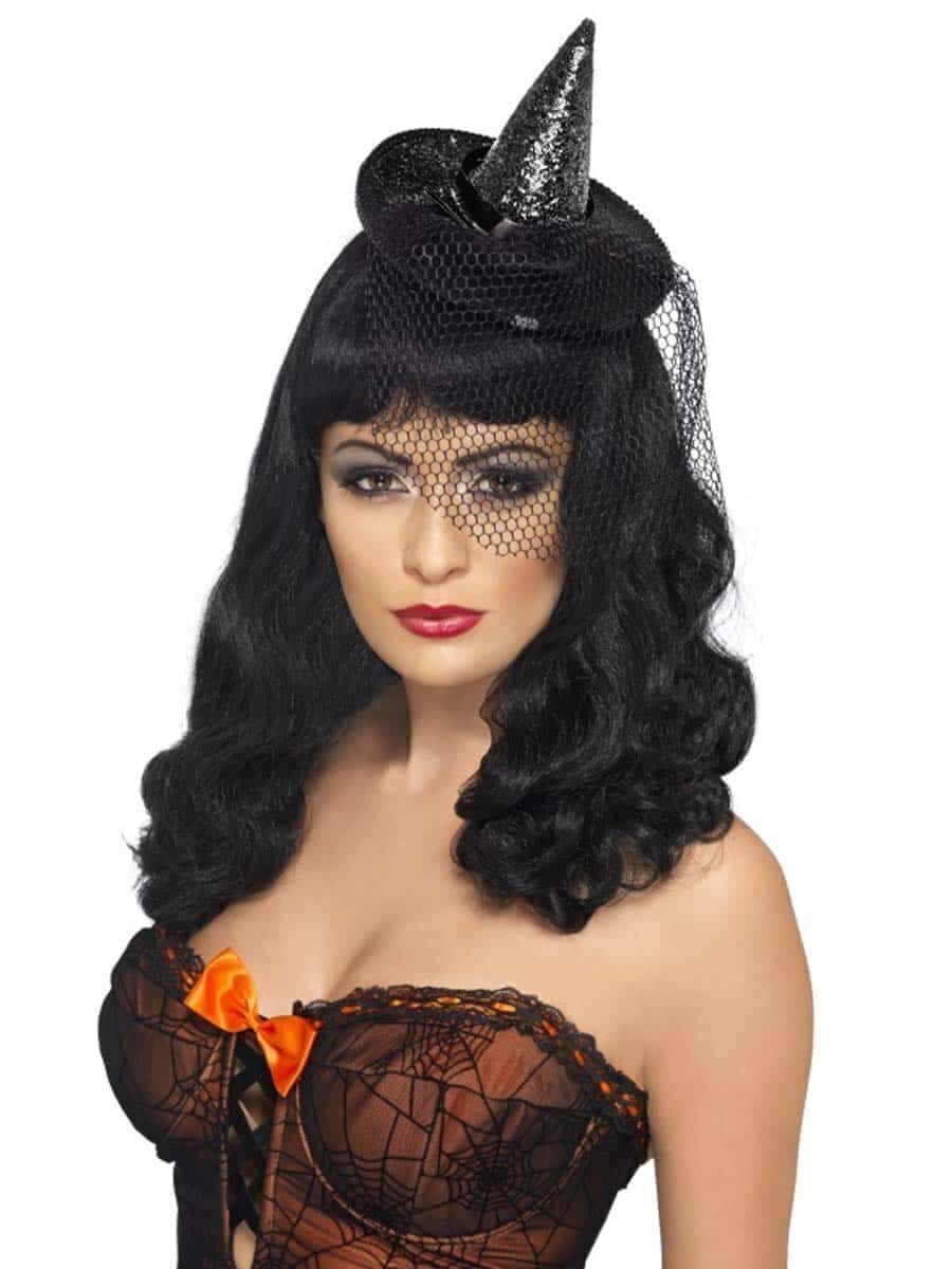 Mini Cappello da Strega Nero