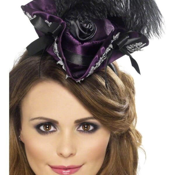 Cappello da Pirata in miniatura Viola