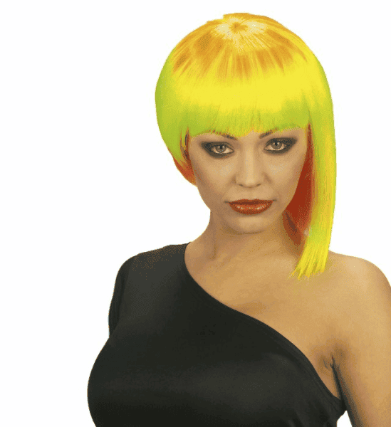 Parrucca Punk Fluorescente
