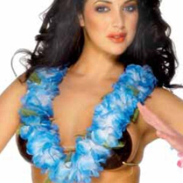 Collana Hawaiana Blu