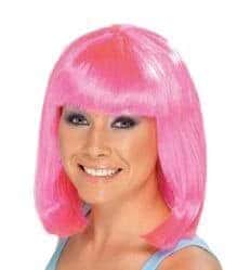 Parrucca da Cheerleader Rosa