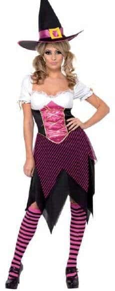 Costume da Strega Multicolore