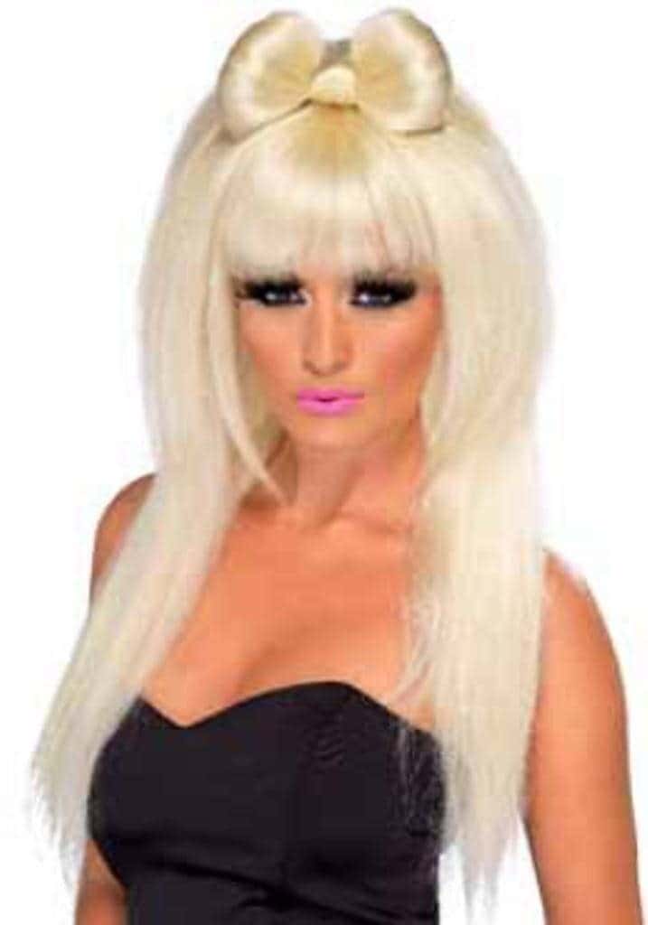 Parrucca Bionda Liscia Lunga da Lady Gaga