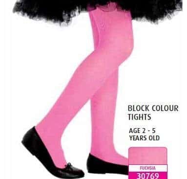 Calza elastica bambina rosa