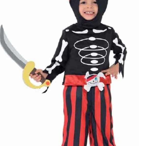 Costume da scheletro pirata