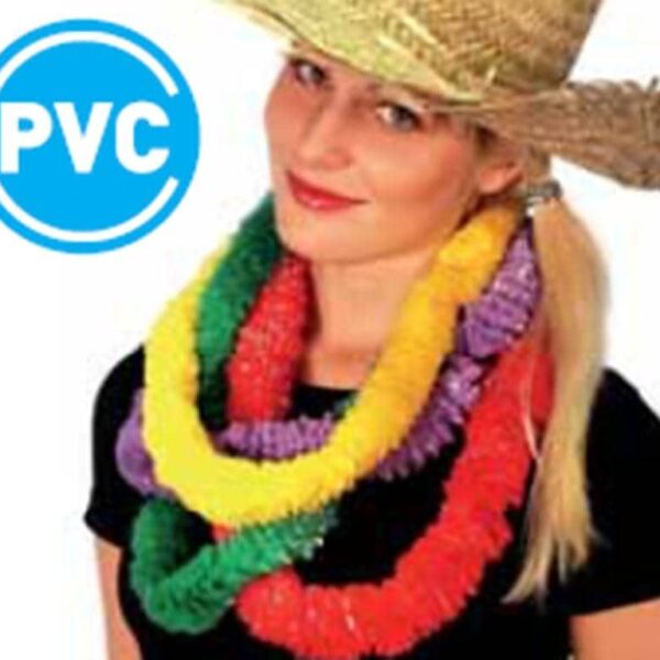 Kit 4 collane Hawaiane in PVC
