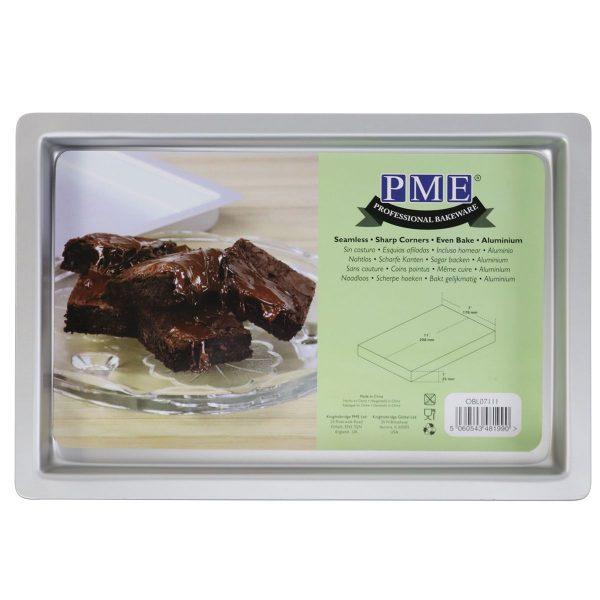 PME Teglia Brownie Oblunga 17,7x27,9x2,5cm